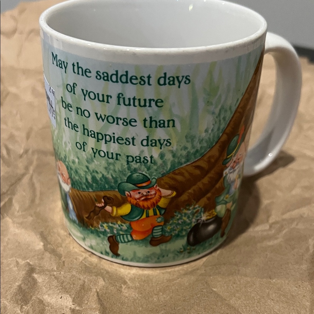 Vintage Leprechaun Mug